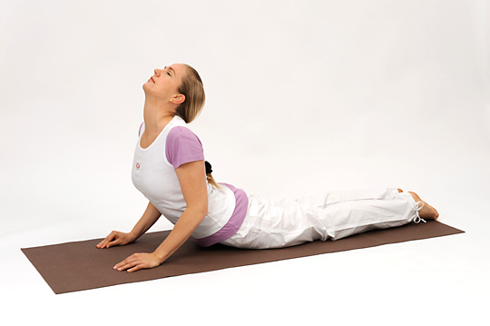 <b>COBRA ( BHUJANGASANA)</b> – The arching of the spine increases flexibility and rejuvenates spinal nerves. The asana relieves hunchback, back pain, lumbago and myalagia of the back. It is a powerful tonic, particularly for woman which helps to relieve many women’s reproductive system disorders.